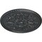 Ekena Millwork Bradford Ceiling Medallion (Fits Canopies up to 6 5/8"), Hand-Painted Pewter, 32 5/8"OD x 2"P CM32BRPES - alternate 4